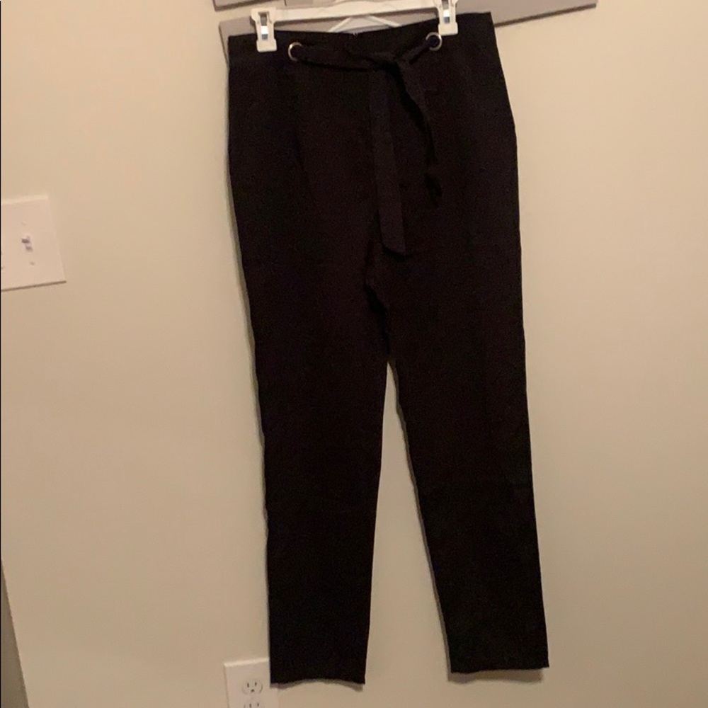 Black high waisted dress pants
